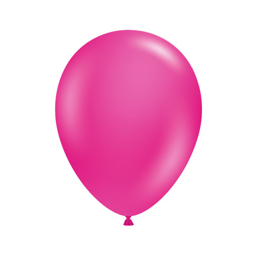 5" Hot Pink Tuftex Latex Balloons (50)