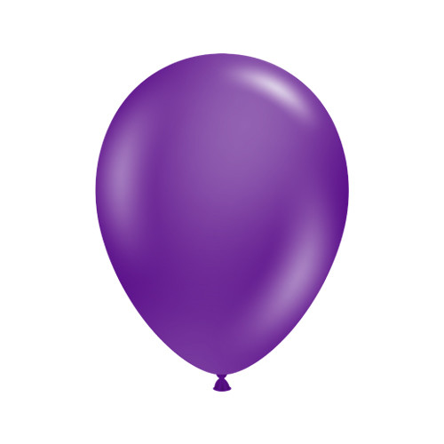 5" Plum Purple Tuftex Latex Balloons (50)