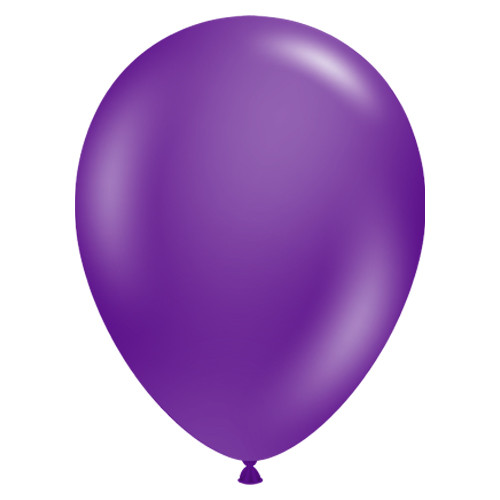 11" Plum Purple Tuftex Latex Balloons (100)