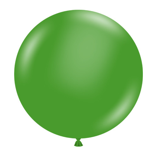 17" Green Tuftex Latex Balloons (50)