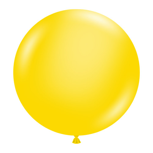 17" Yellow Tuftex Latex Balloons (50)