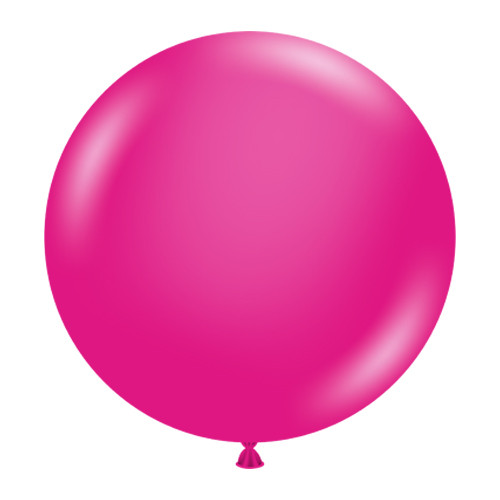 17" Hot Pink Tuftex Latex Balloons (50)