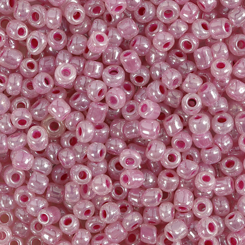 3mm Light Pink Seed Beads - 25g (1)