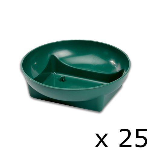 Green Floristry Bowls - 15cm (25)