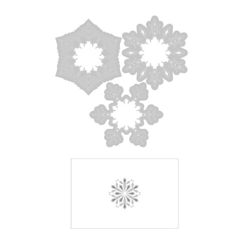 Switchlits Winter Snowflakes Embossing Folder & Die Set (4pcs)
