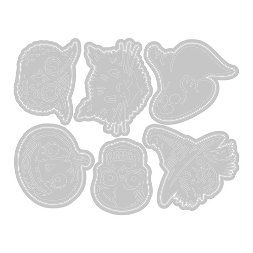 Thinlits Retro Halloween By Tim Holtz Die Set (12pcs)