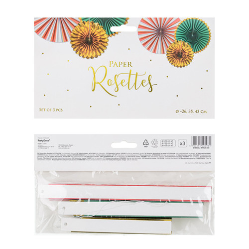 Festive Paper Fans (3)