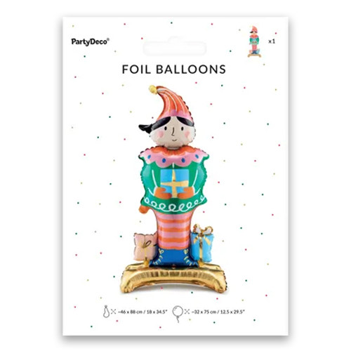 34 inch Standing Elf Foil Balloon (1)