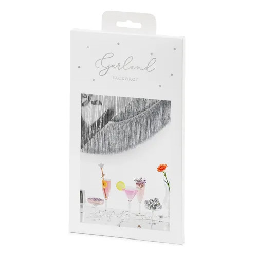 Silver Fringe Garland - 135cm (1)