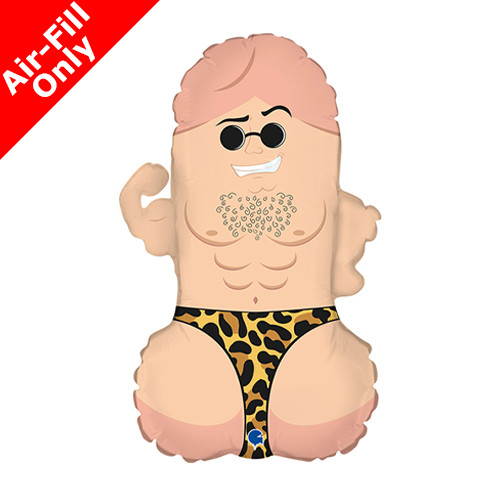14 inch Mr. D Foil Balloon (1) - UNPACKAGED