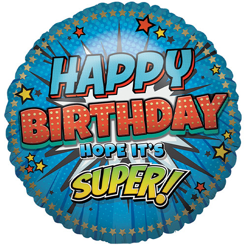 31 inch Happy Birthday Super Round Foil Balloon (1)