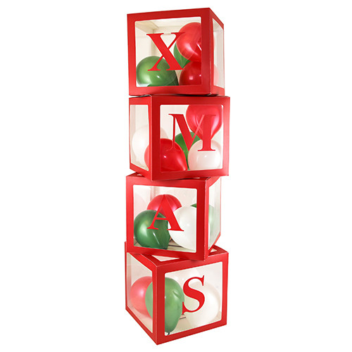 Xmas Red Letter Cubes Kit (1)