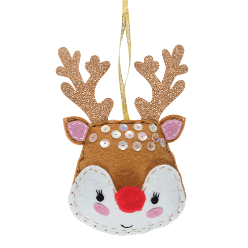 Trimits Festive Reindeer Felt Decoration Kit (1)