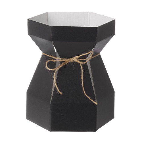 Black Windsor Porto Vase/Hamper Boxes - 19cm (25)