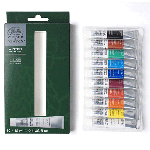 Winsor & Newton Winton Oil Colour Paint Set - 12ml (10)