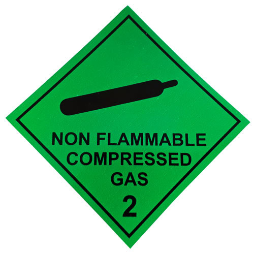 Compressed Gas Magnetic Vehicle Sticker (1)