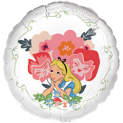 18 inch Disney Alice in Wonderland Round Foil Balloon (1)