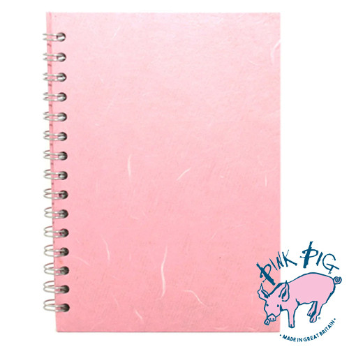 A5 Pale Pink Portrait Spiral Bound Notebook (1)