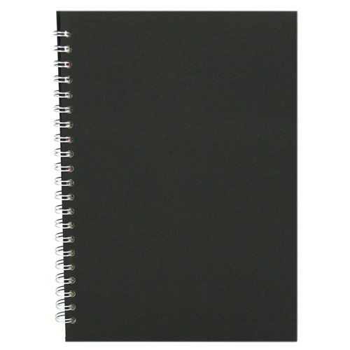 A4 Black Portrait Spiral Bound Sketchbook (1)