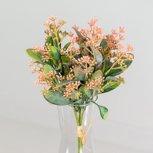 Pink Seeded Bunch, measuring 38cm. Pink Seeded Bunch, measuring 38cm.