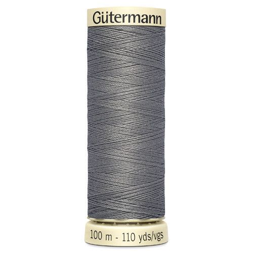 Gutermann Grey Sew All Thread - 100m (1)