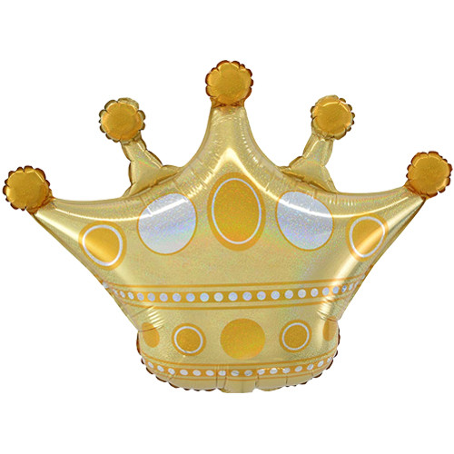 26 inch Golden Crown Foil Balloon (1)