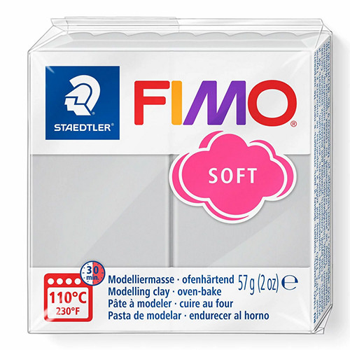 Fimo Soft Dolphin Grey Modelling Clay - 57g (1)