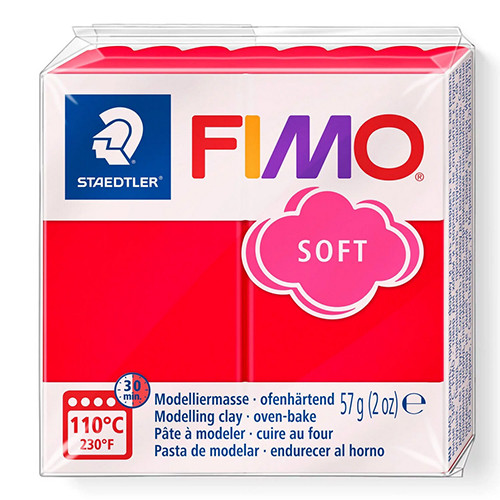 Fimo Soft Indian Red Modelling Clay - 57g (1)