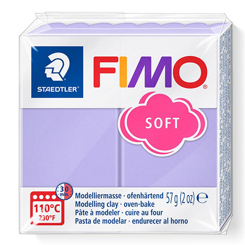 Fimo Soft Pastel Lilac Modelling Clay - 57g (1)
