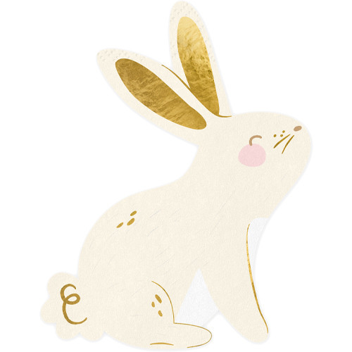 Cute Bunny Shaped Paper Napkins (20)