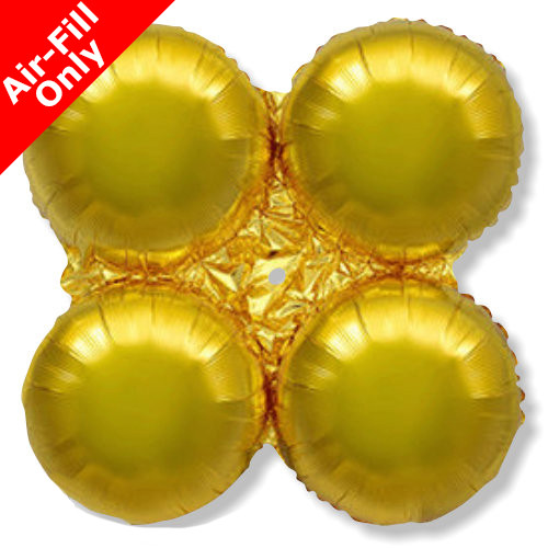 22 inch Gold Foil Balloon Holder Base (1) - UNPACKAGED