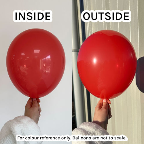 13" Standard Raspberry Red Gemar Latex Balloons (50)