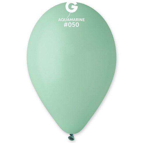 13" Standard Aquamarine Gemar Latex Balloons (50)