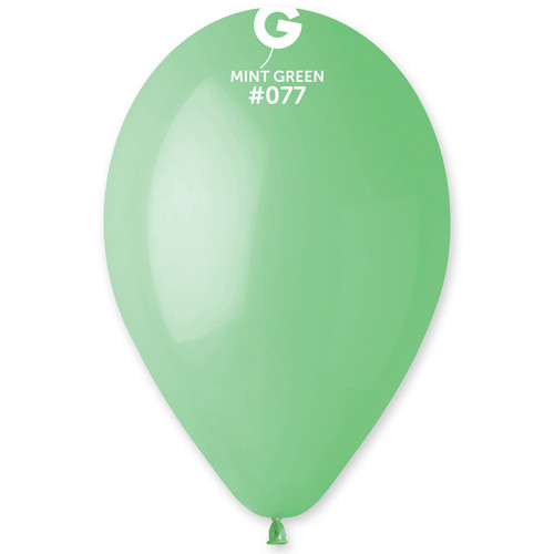 Mint green latex ballons