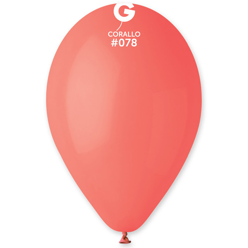 13" Standard Coral Gemar Latex Balloons (50)