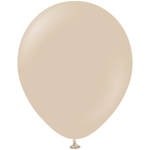 18" Standard Hazelnut Kalisan Latex Balloons (25)