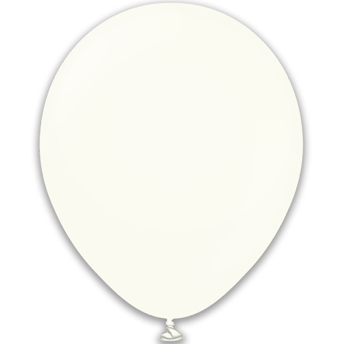 18" Retro White Kalisan Latex Balloons (25)