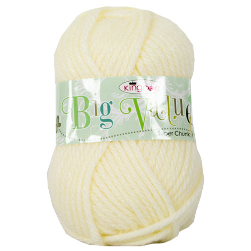 King Cole Big Value Super Chunky Champagne Yarn - 100g (1)