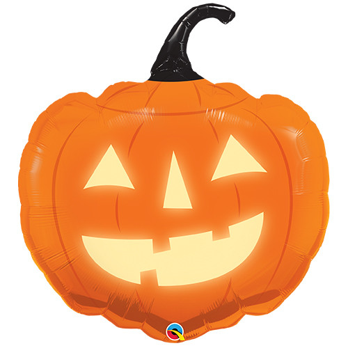 35 inch Jack-O-Lantern Glow Foil Balloon (1)