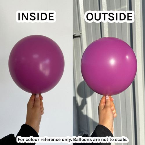 24" Fashion Purple Orchid Sempertex Latex Balloons (3)