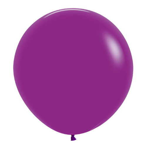 24" Fashion Purple Orchid Sempertex Latex Balloons (3)