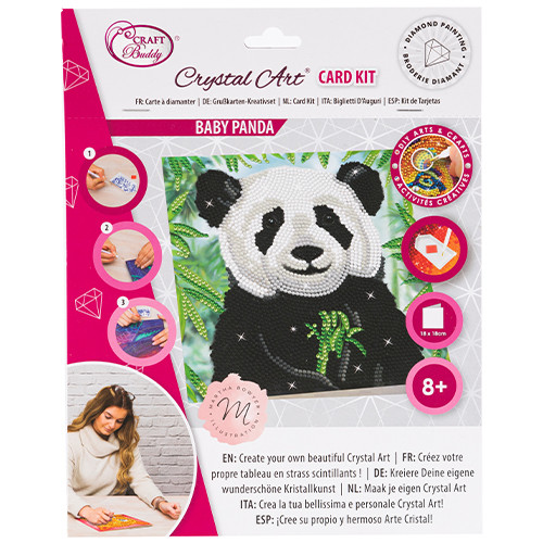 Baby Panda Crystal Art Card Kit (1)