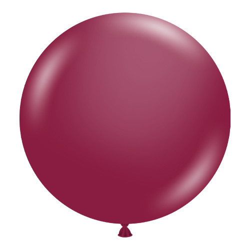 24" Sangria Tuftex Latex Balloons (3)
