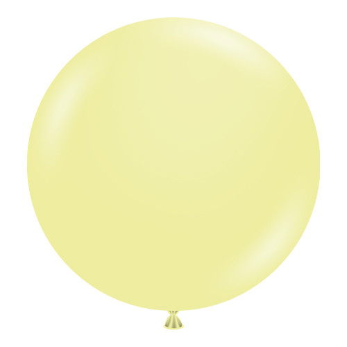 24" Lemonade Tuftex Latex Balloons (3)
