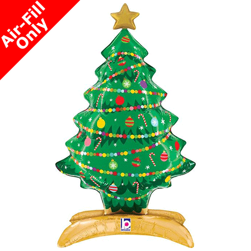 32 inch Festive Christmas Tree Standing Foil Balloon (1)