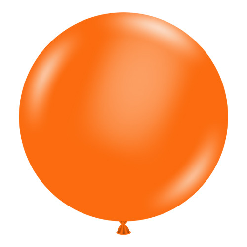 24" Orange Tuftex Latex Balloons (3)