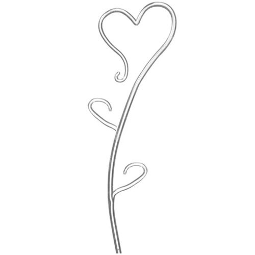 Heart-Shaped Orchid Stake - 55cm (1)