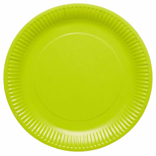 Lime Cordial Green Paper Plates (8) Lime Cordial Green Paper Plates (8)