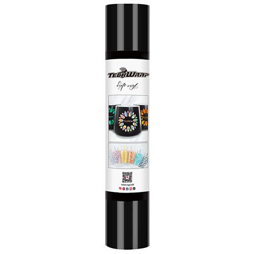 Ink Black Glossy Vinyl - 12" x 60" (1)