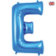 34 inch Oaktree Blue Letter E Foil Balloon (1)